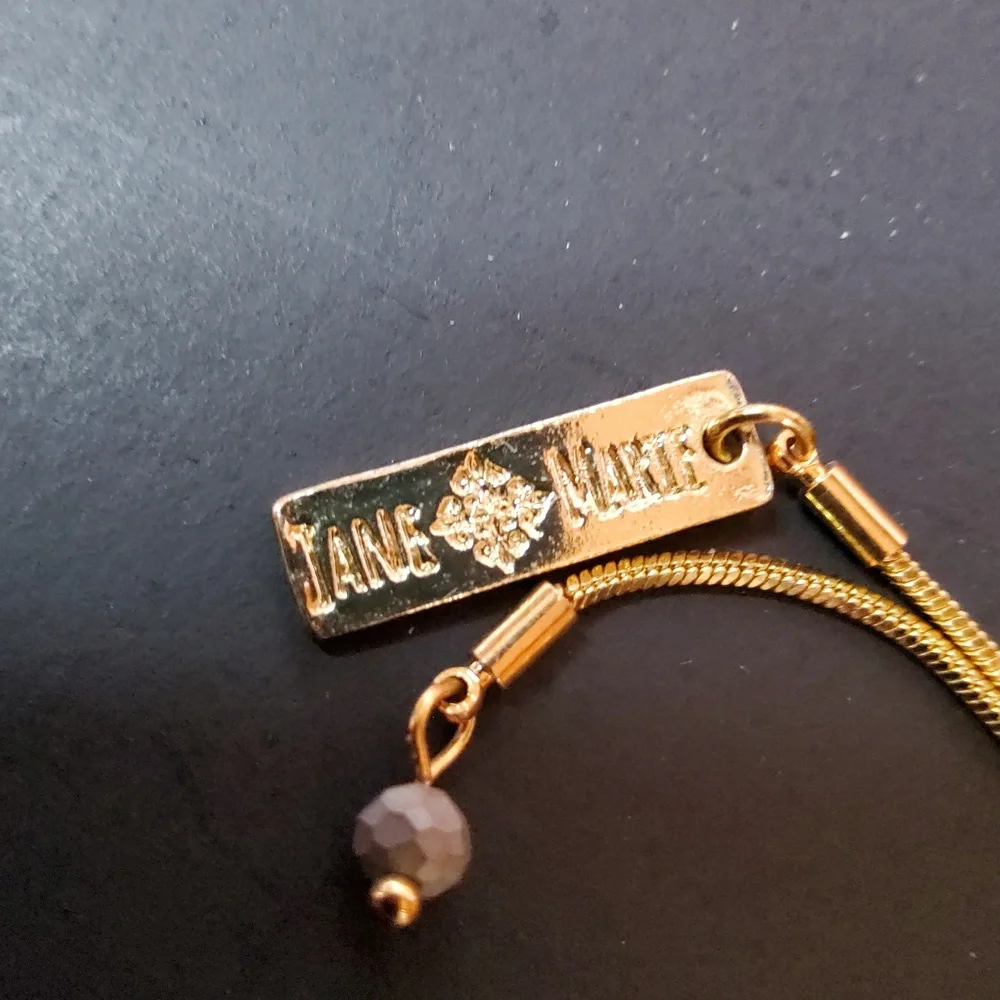 JANE MARIE NWOT goldtone necklace - Picture 2 of 8
